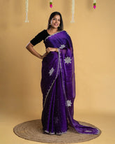 Fendy designer Saree